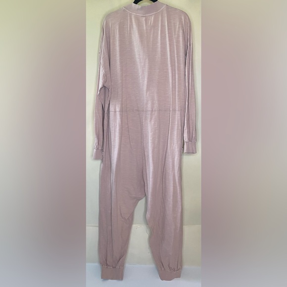 Free People Soft Blush V-Neck Relaxed Jumpsuit - Picture 4 of 10